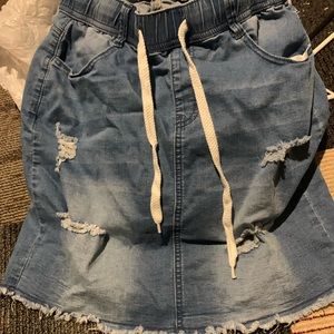 Denim skirt